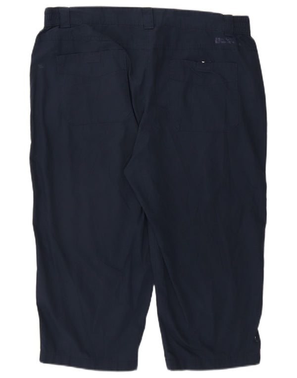Pantaloni Capri da donna Mountain Warehouse UK 16 Large W34 L19 Blu navy