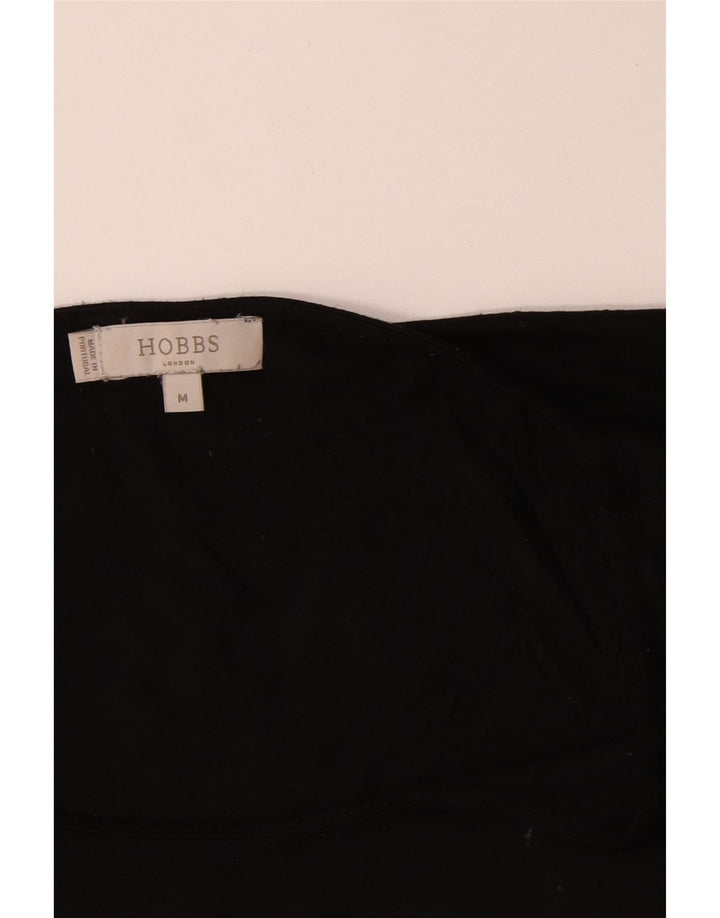 Top da donna Hobbs manica 3/4 UK 12 viscosa nera media
