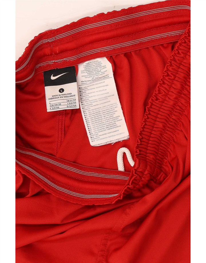 Pantaloncini sportivi Nike da uomo con grafica, grandi, in poliestere rosso
