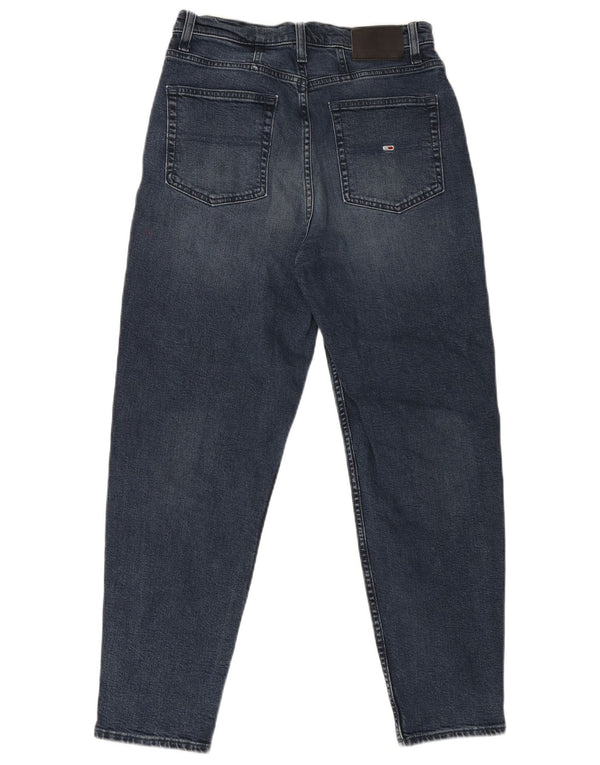 Tommy Hilfiger Donna Mom Jeans affusolati a vita ultra alta W29 L28 Blu