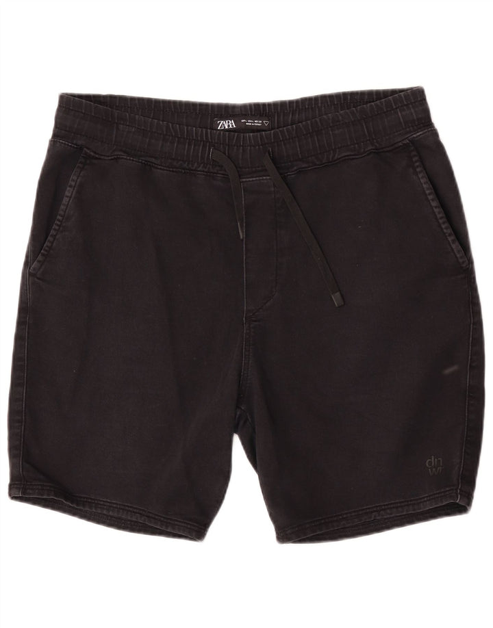 Pantaloncini casual da uomo Zara grandi W34 neri
