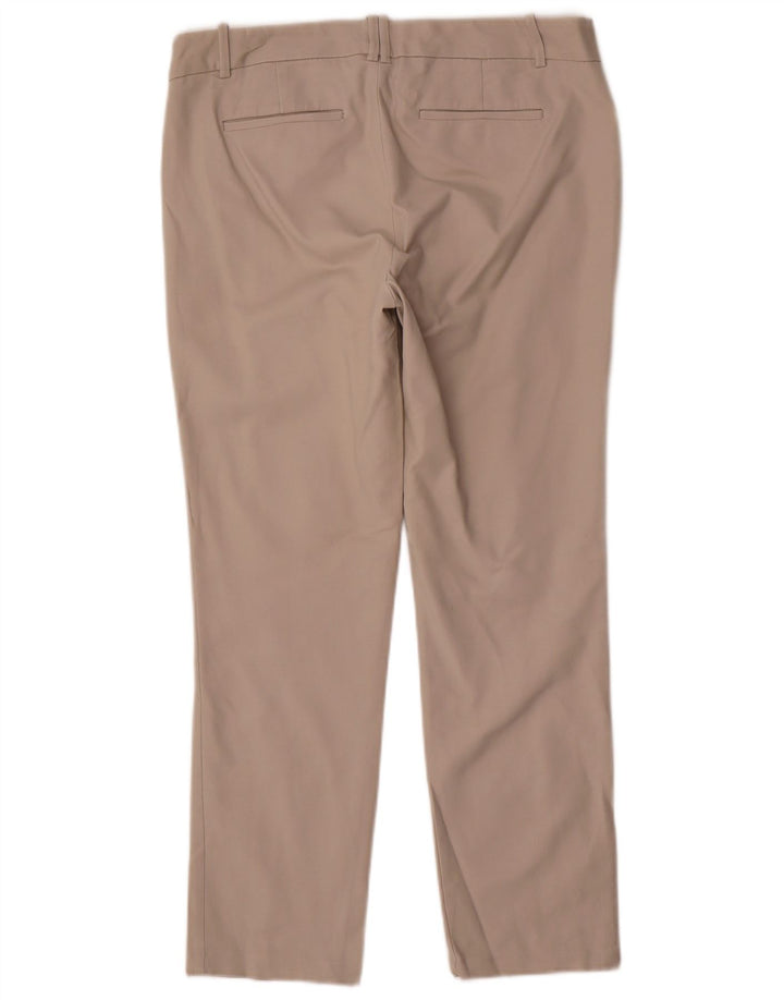 Pantaloni casual dritti da donna Calvin Klein US 8 Medium W32 L28 Beige