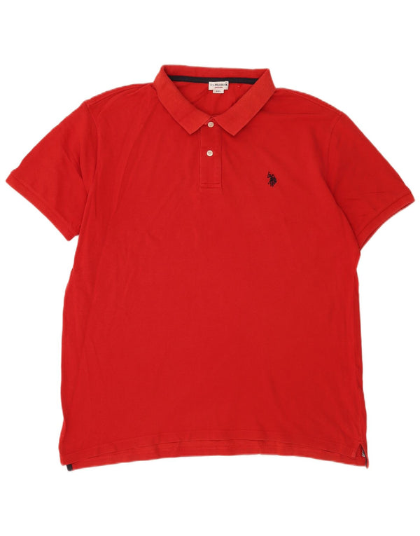 U.S. Polo Assn. Mens Polo Shirt 2XL Red