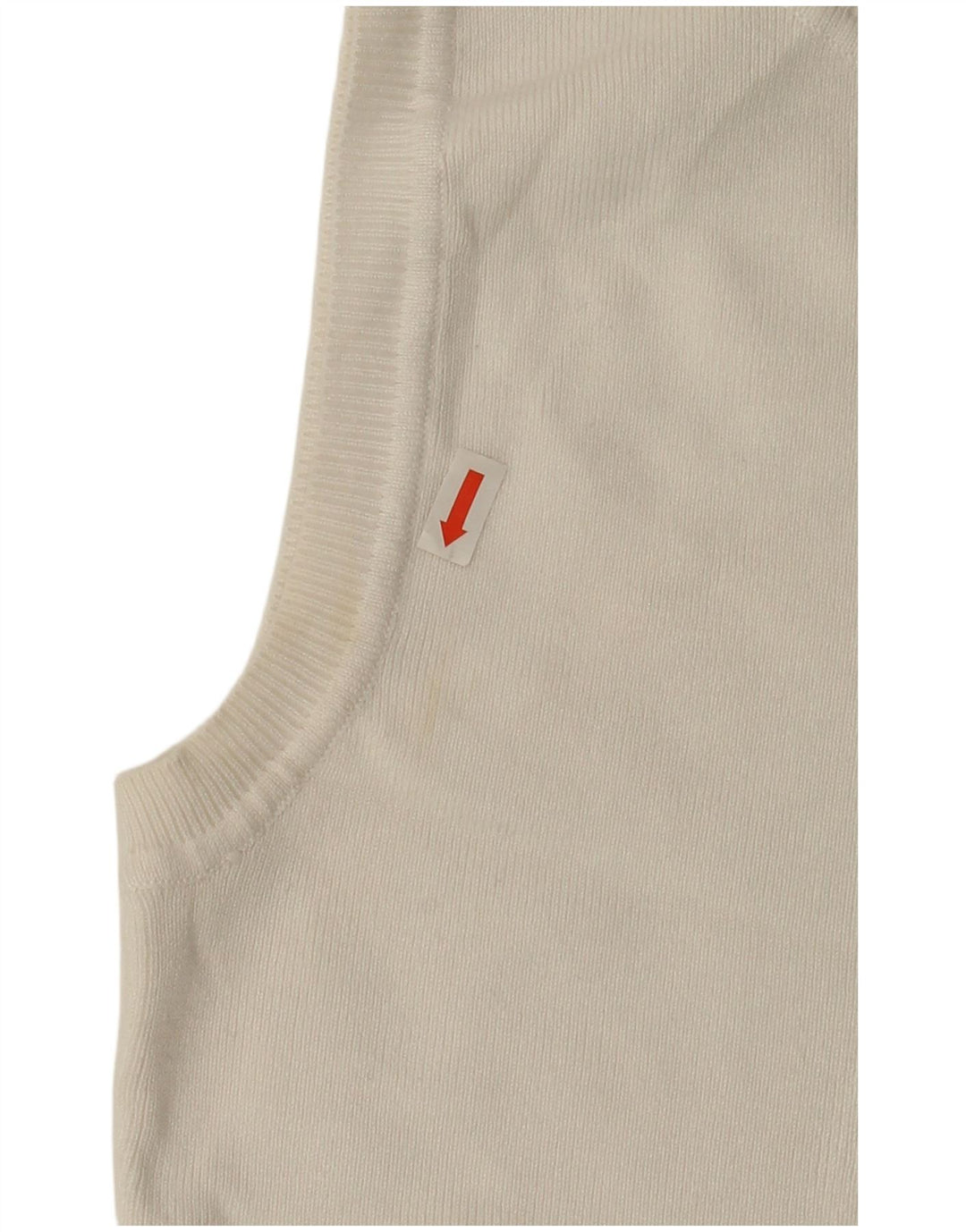 Top corto da donna Zara UK 12 in viscosa bianca media