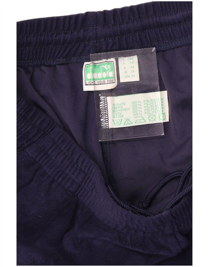 DIADORA Pantaloni Tuta Uomo Velour XL Blu Navy Poliestere