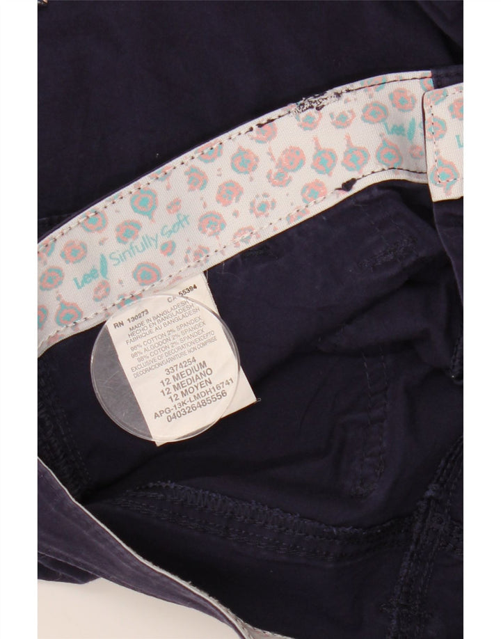 Pantaloncini cargo da donna LEE US 12 Large W34 cotone blu navy
