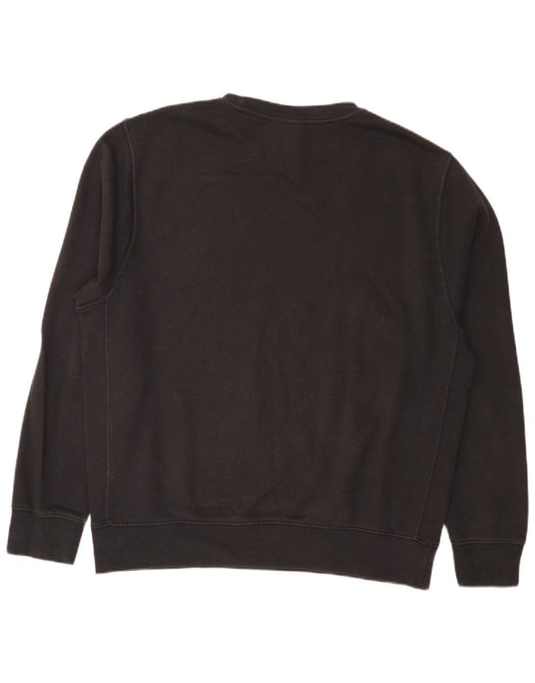 Felpa Nike da uomo con vestibilità grafica regolare, maglione grande, cotone nero