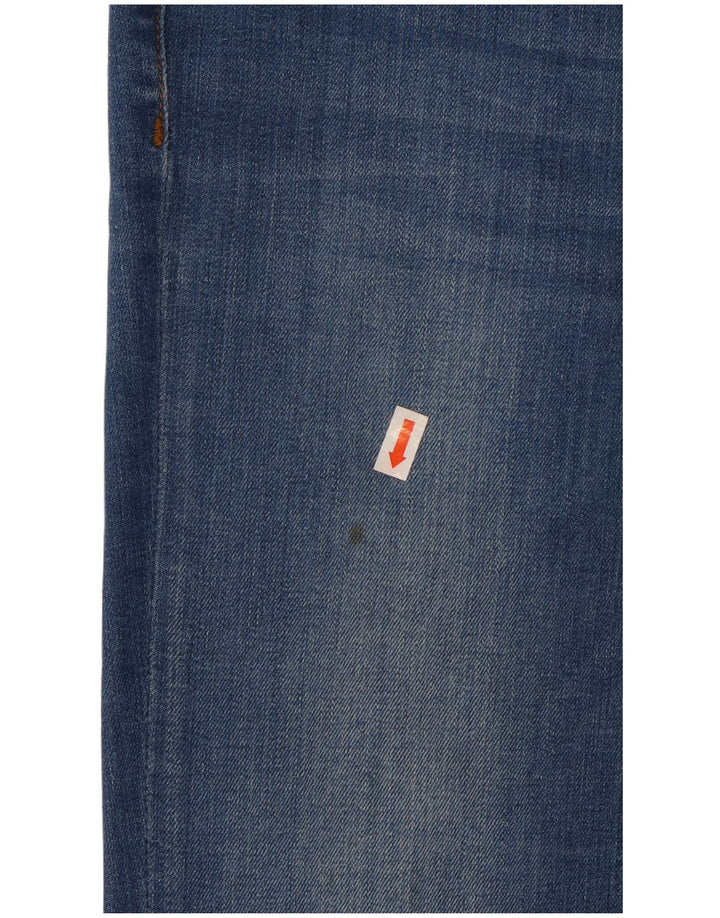 Jeans svasati da donna ZARA EU 34 2XS W24 L34 cotone blu