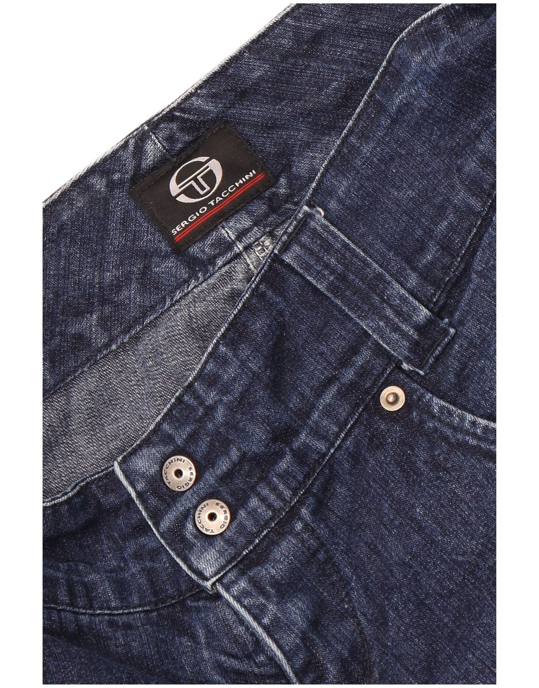 Jeans dritti da donna Sergio Tacchini W32 L28 Blu navy