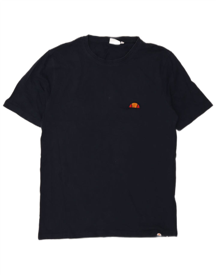 T-shirt da uomo Ellesse Top in cotone blu navy medio