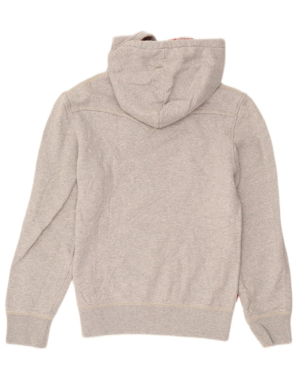 Maglione con cappuccio grafico da uomo Levi's piccolo in cotone grigio