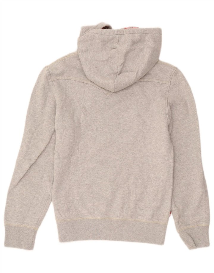 Maglione con cappuccio grafico da uomo Levi's piccolo in cotone grigio