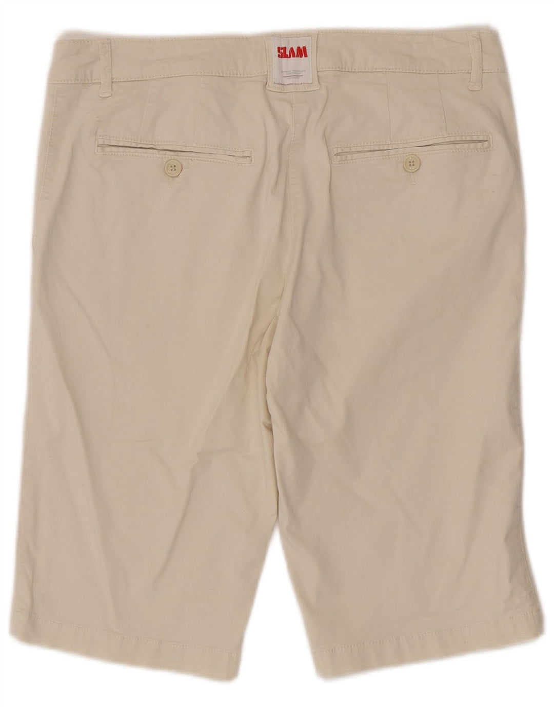 Pantaloncini chino da donna Slam IT 46 Large W32 Cotone Beige