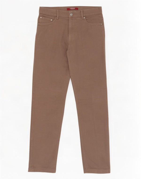Pantaloni casual dritti da uomo Carrera W33 L29 Cotone beige