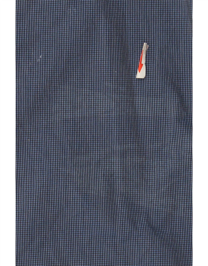 Tommy Hilfiger Uomo New York Fit Regular Camicia di jeans Blu medio a quadretti