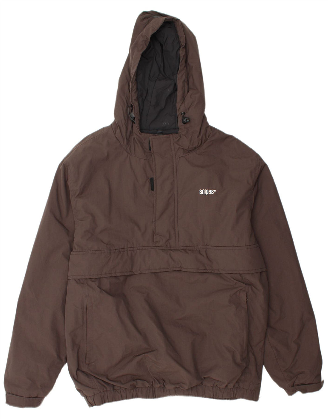 SNIPES Giacca anorak da uomo con cappuccio UK 42 XL Marrone Poliammide