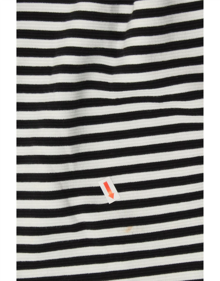 J. CREW Womens A-Line Dress US 4 Small Black Striped Polyester Vintage J. Crew and Second-Hand J. Crew from Messina Hembry 