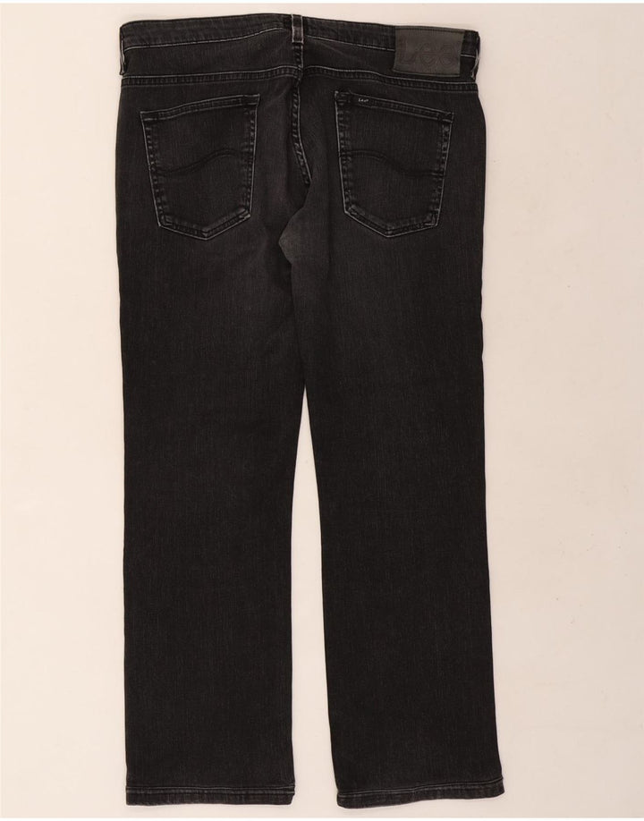 Jeans dritti Lee Knox da uomo W36 L30 cotone nero