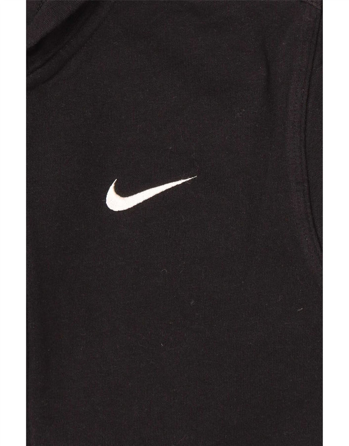 Felpa con cappuccio e zip da donna Nike UK 12 medio nero