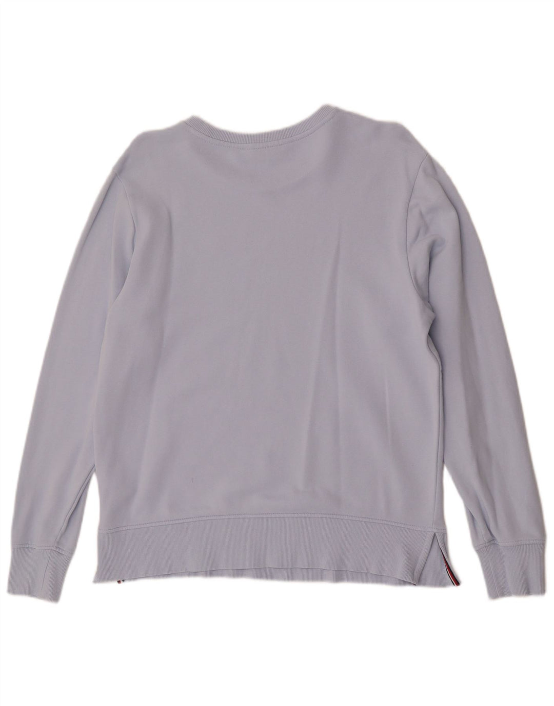 Felpa grafica da donna Tommy Hilfiger Maglione UK 14 Cotone blu medio