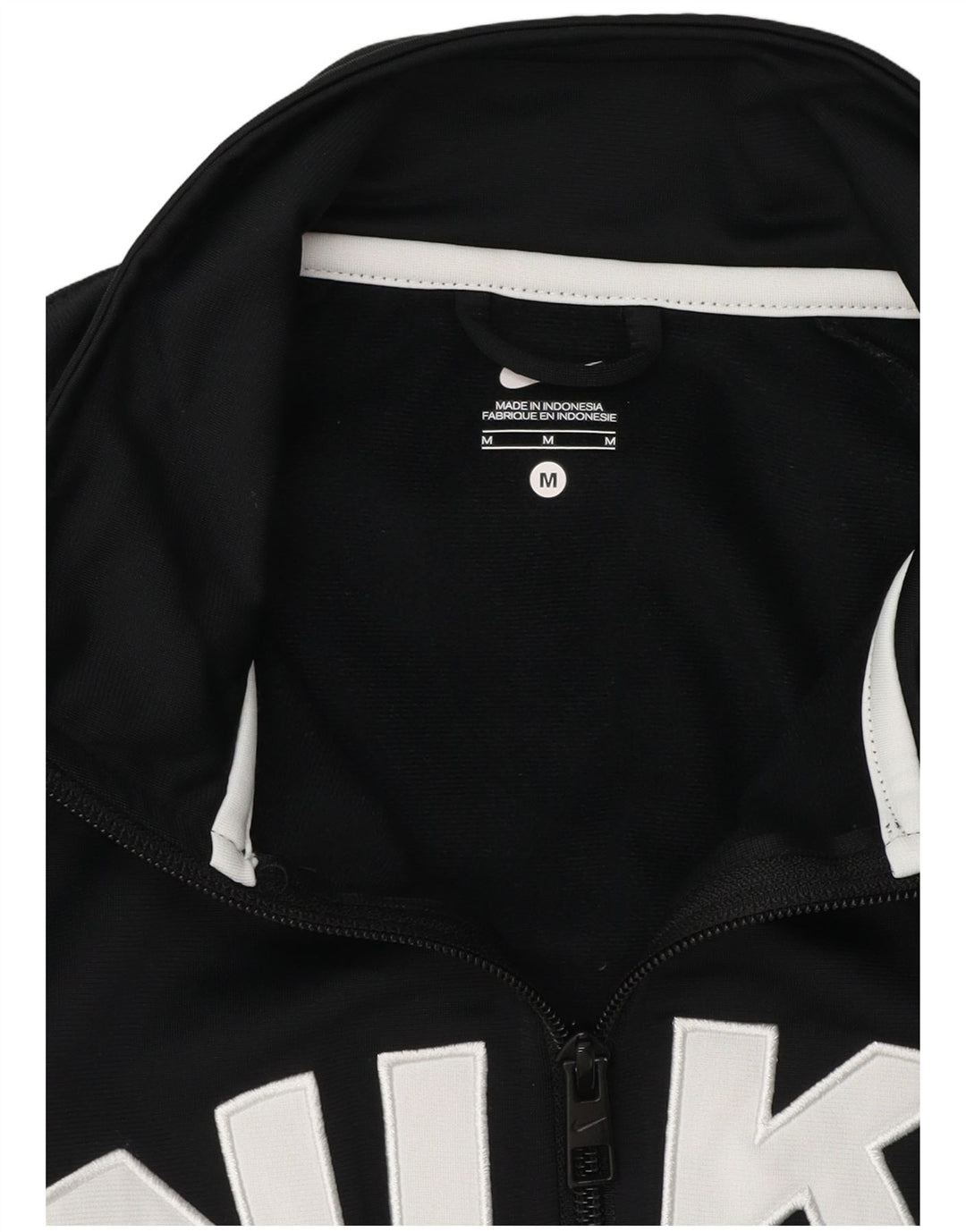 Giacca da ginnastica grafica Nike da uomo, media, nera