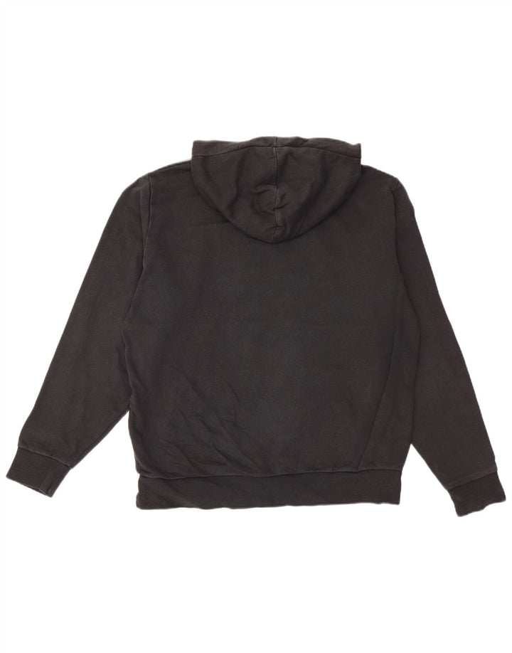 Felpa con cappuccio grafica da uomo North Sails in cotone color block medio nero