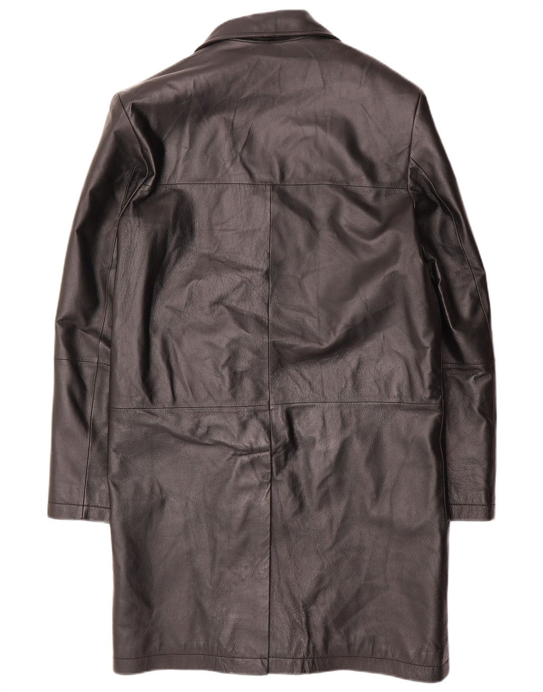 Cappotto In Pelle Uomo Conbipel IT 46 Small Pelle Nera