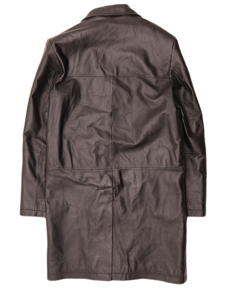 Cappotto In Pelle Uomo Conbipel IT 46 Small Pelle Nera