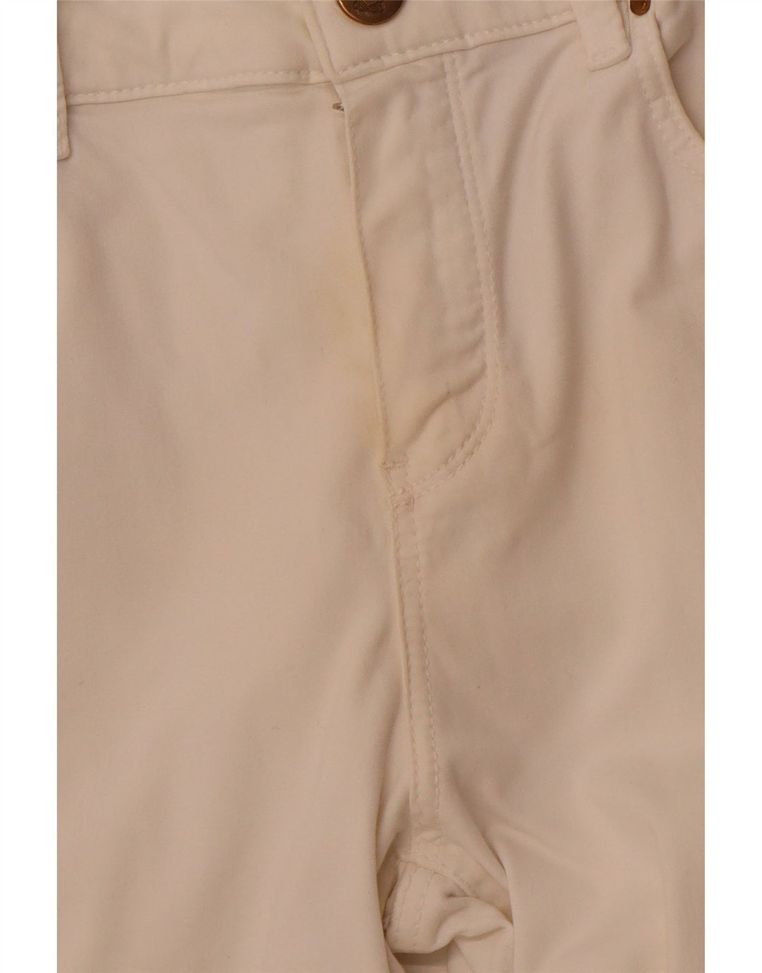 MASSIMO DUTTI Pantaloni casual skinny da donna EU 40 Medium W30 L29 Bianco