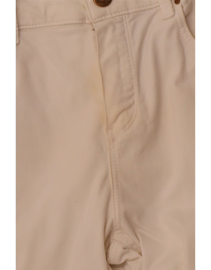 MASSIMO DUTTI Pantaloni casual skinny da donna EU 40 Medium W30 L29 Bianco