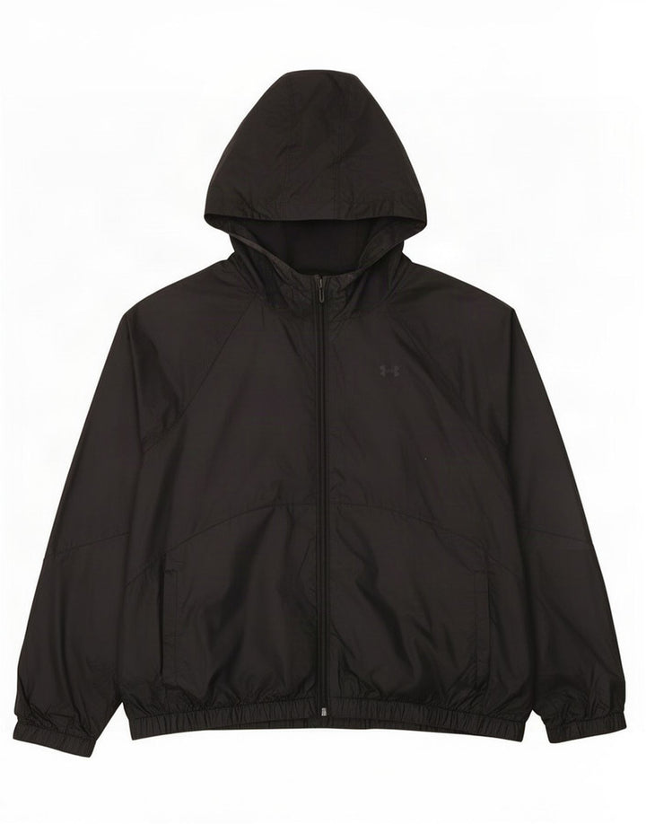 Giacca da tuta da uomo con cappuccio Under Armour grande poliestere nero