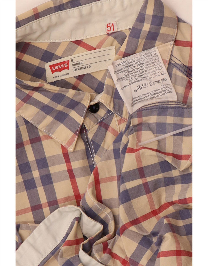 Camicia Levi's da uomo vestibilità standard in cotone a quadri multicolore medio
