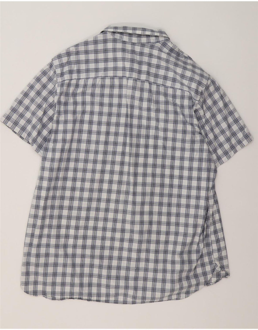 Camicia Timberland da uomo a maniche corte vestibilità regolare 3XL a quadri blu