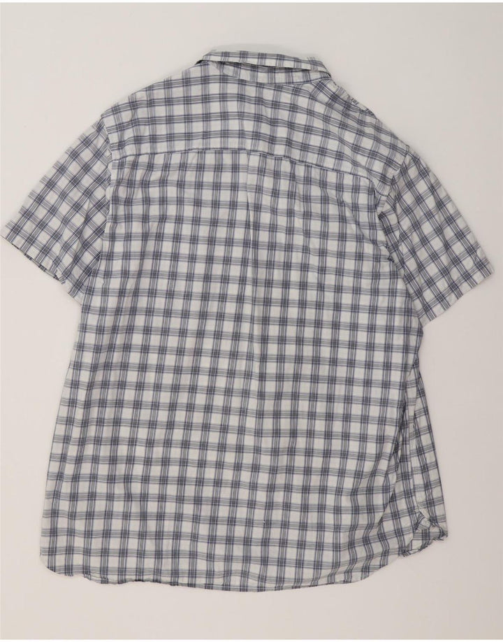 Camicia Timberland da uomo a maniche corte vestibilità regolare 3XL a quadri blu