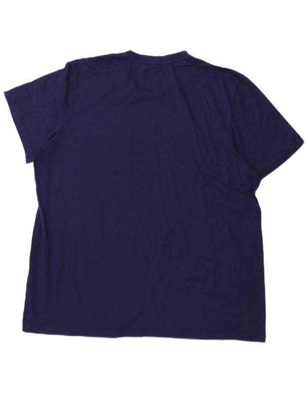 T-shirt da uomo ADIDAS Top 2XL cotone blu navy