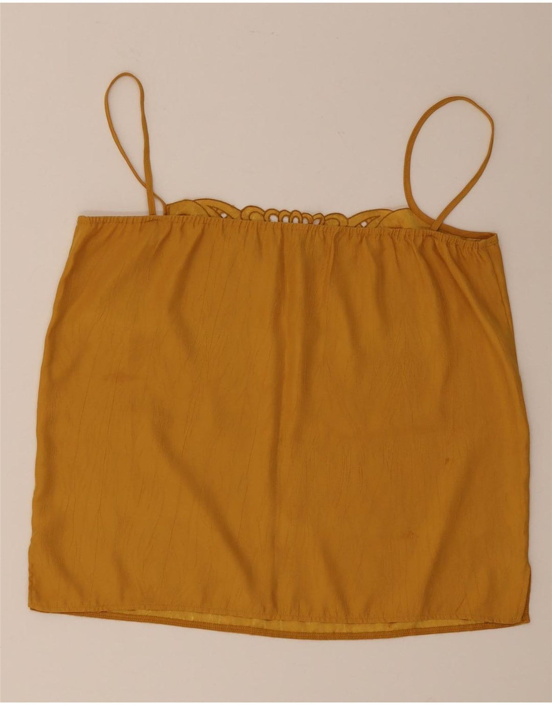 Canotta vintage da donna IT 42 giallo medio