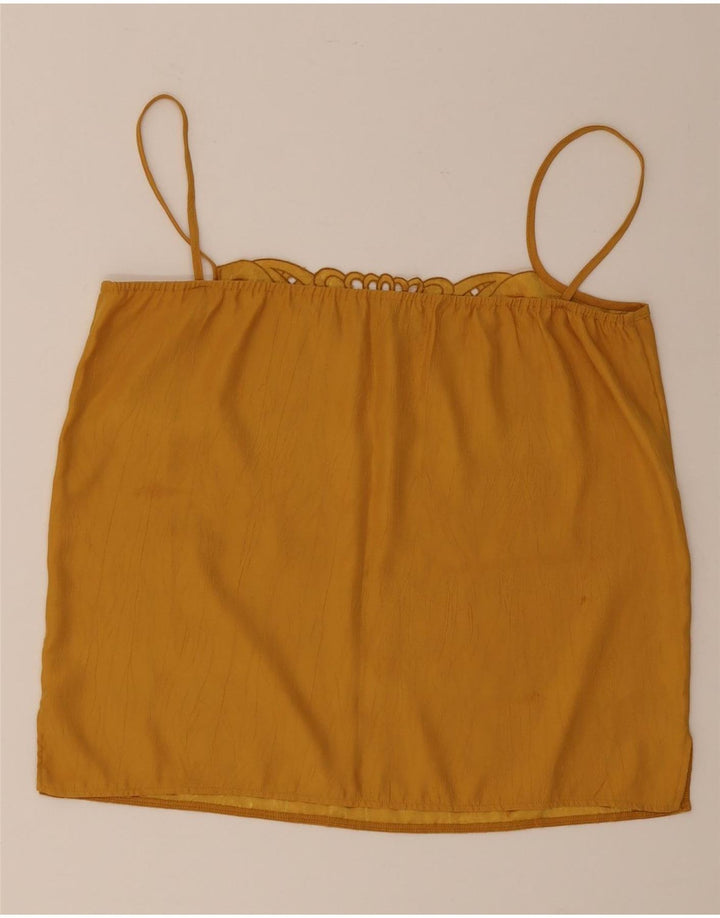 Canotta vintage da donna IT 42 giallo medio