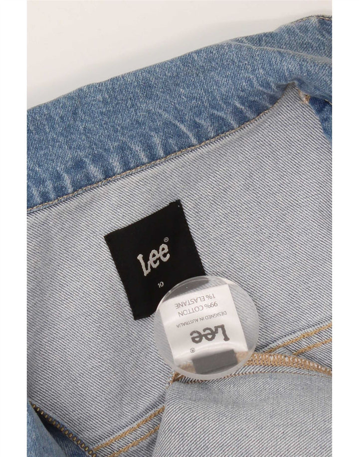 Tuta in denim da donna Lee US 10 grande cotone blu