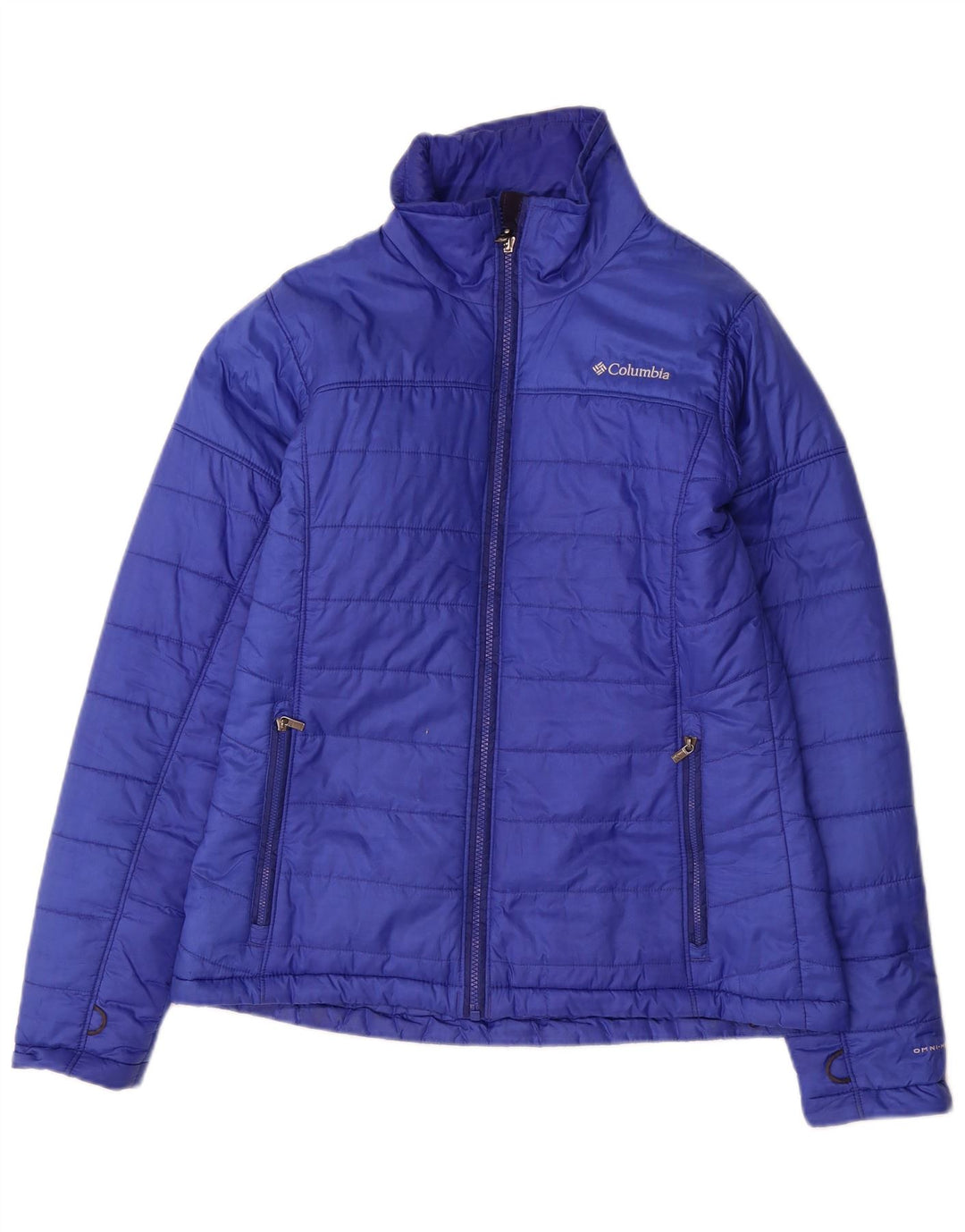Giacca imbottita Columbia Interchange Liner da donna UK 14 Poliestere blu medio