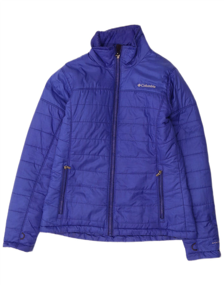 Giacca imbottita Columbia Interchange Liner da donna UK 14 Poliestere blu medio