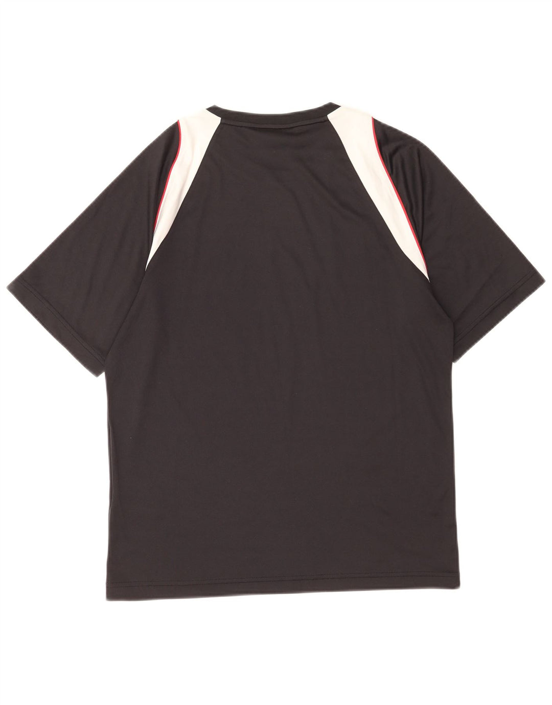 T-shirt grafica da uomo Sergio Tacchini Top in poliestere color block medio nero