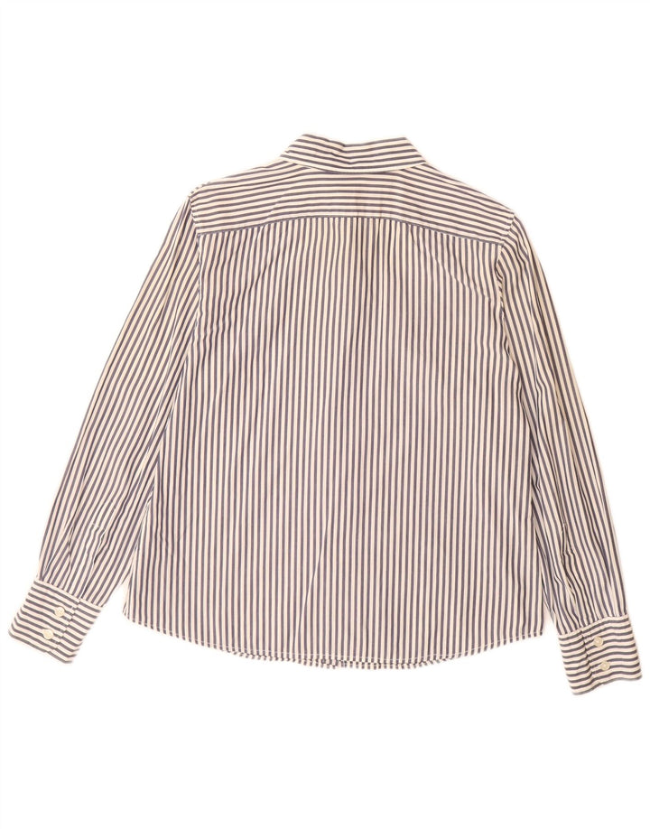 Camicia da donna Benetton UK 16 a righe grandi blu