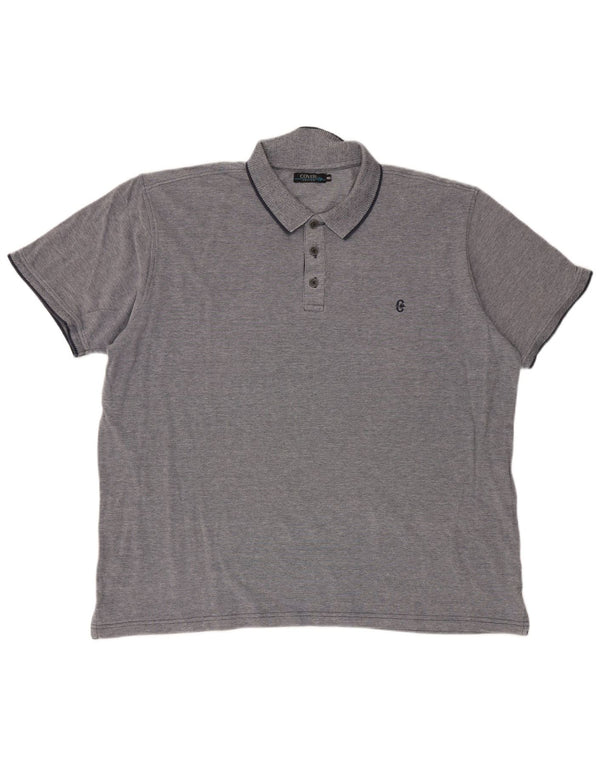 Polo da uomo Coveri 4XL in cotone grigio