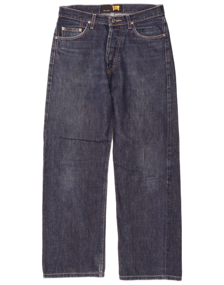 Jeans dritti da uomo Roy Rogers W31 L29 cotone blu navy
