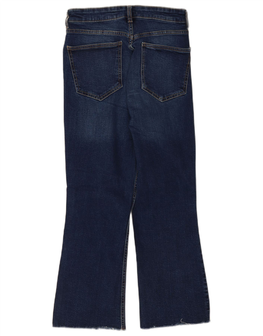 Jeans svasati corti da donna Zara EU 40 medio W30 L25 blu navy