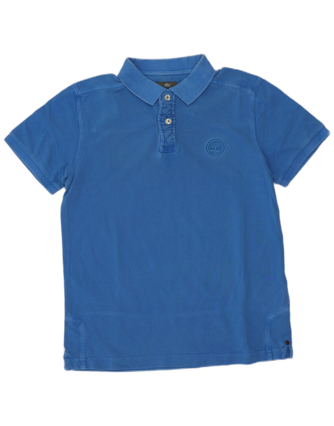 Polo Timberland da uomo slim fit in cotone blu medio