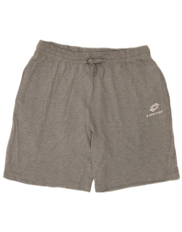 Pantaloncini sportivi da uomo Lotto 2XL Cotone grigio