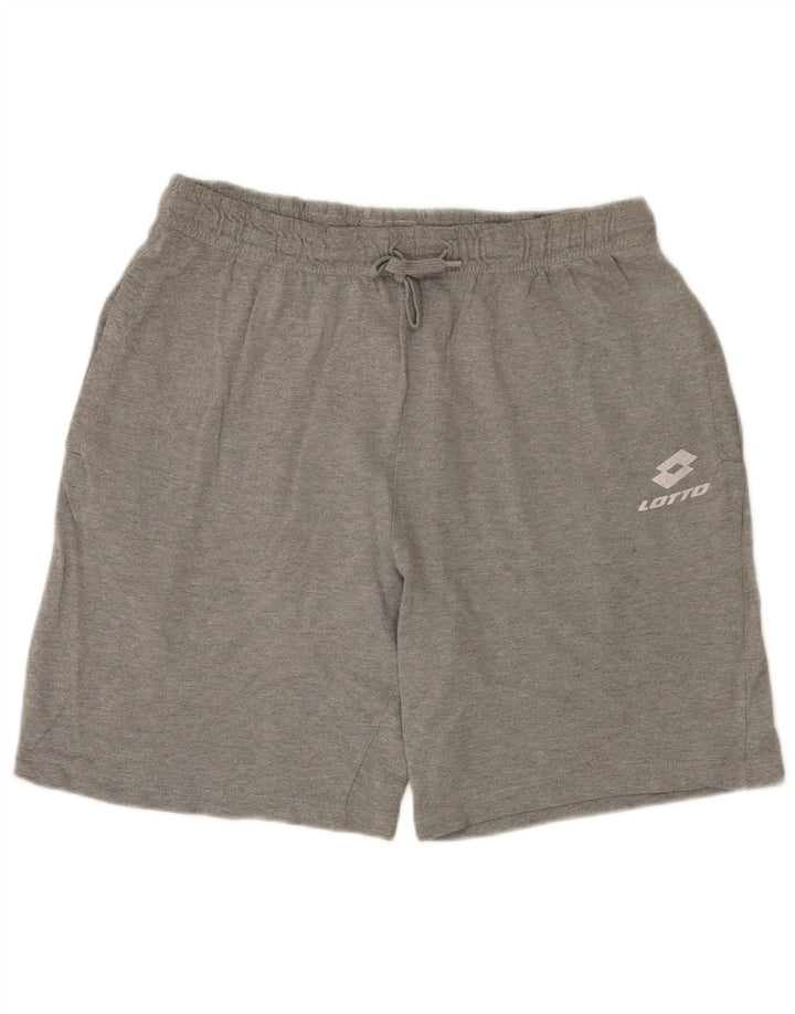 Pantaloncini sportivi da uomo Lotto 2XL Cotone grigio