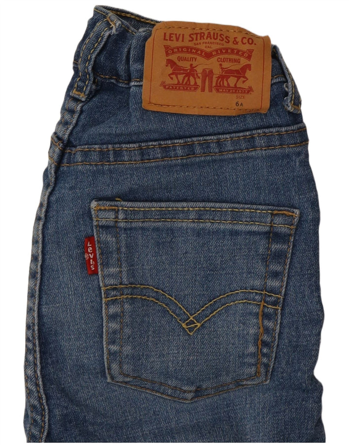 Pantaloncini di jeans Levi's Boys 510 5-6 anni W20 in cotone blu