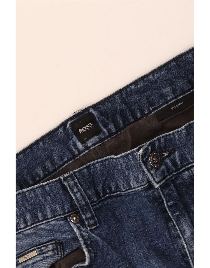 Jeans slim da uomo Hugo Boss W34 L32 Blu